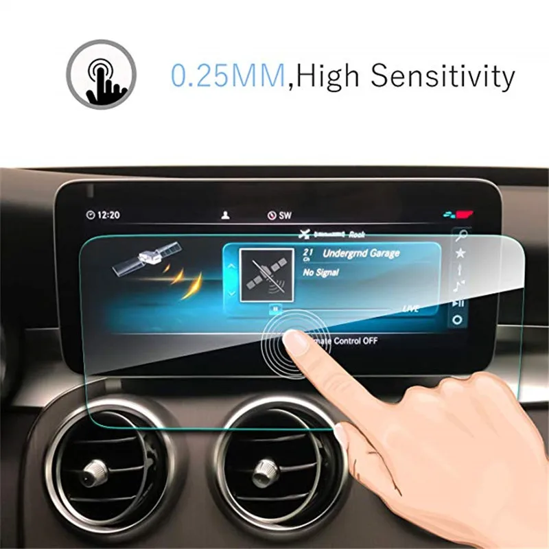 Для Mercedes Benz C Class 2019 W205 10 25 дюйма закаленное стекло протектор экрана навигации