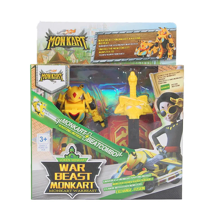 

Monkart StormCarts Transformation Robot Moncha Car MEGA MEECARDS COMBO Bitroid Zero Draka Leo Megaroid Toy no color box A4