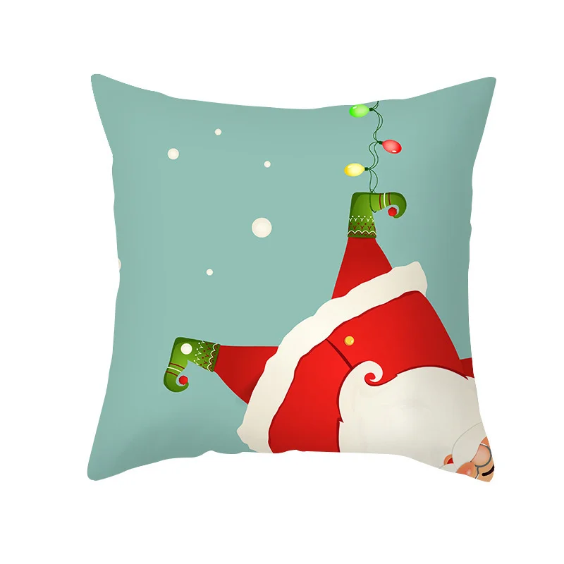 

Merry Christmas Gifts Pillowcase 45*45 Cushion Cover Sofa Cushions Christmas Decorations for Home Room Decoration New Year 2022