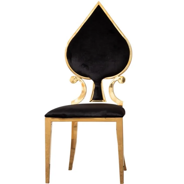 

Современный Кожаный обеденный стул со спинкой из нержавеющей стали