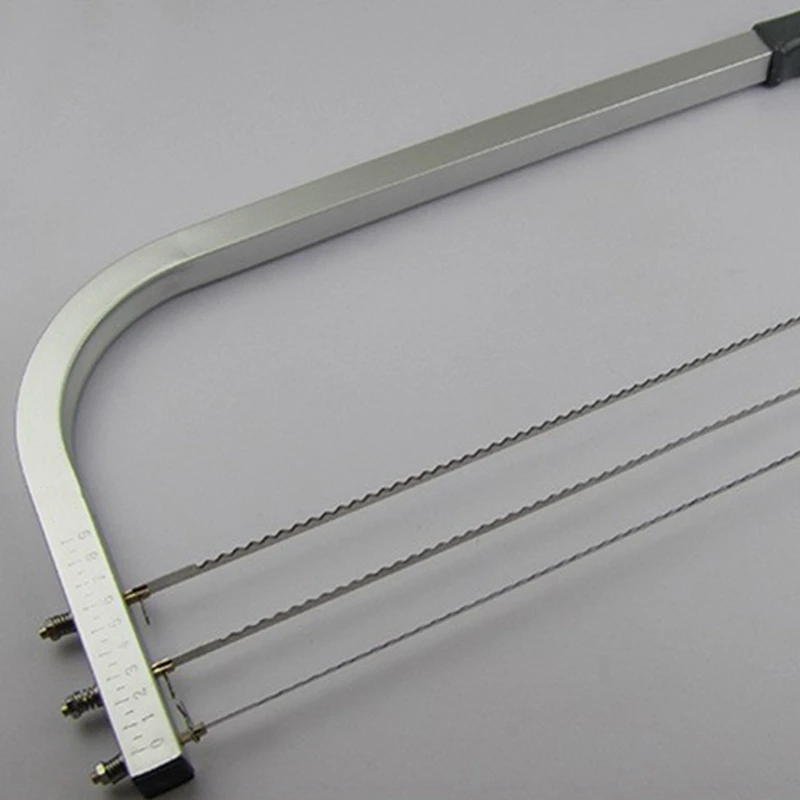

Adjustable Cake Leveler Stainless Steel Wide Professional Layer Slicer Blades Cut Saw Cake Baking Decorating Tools