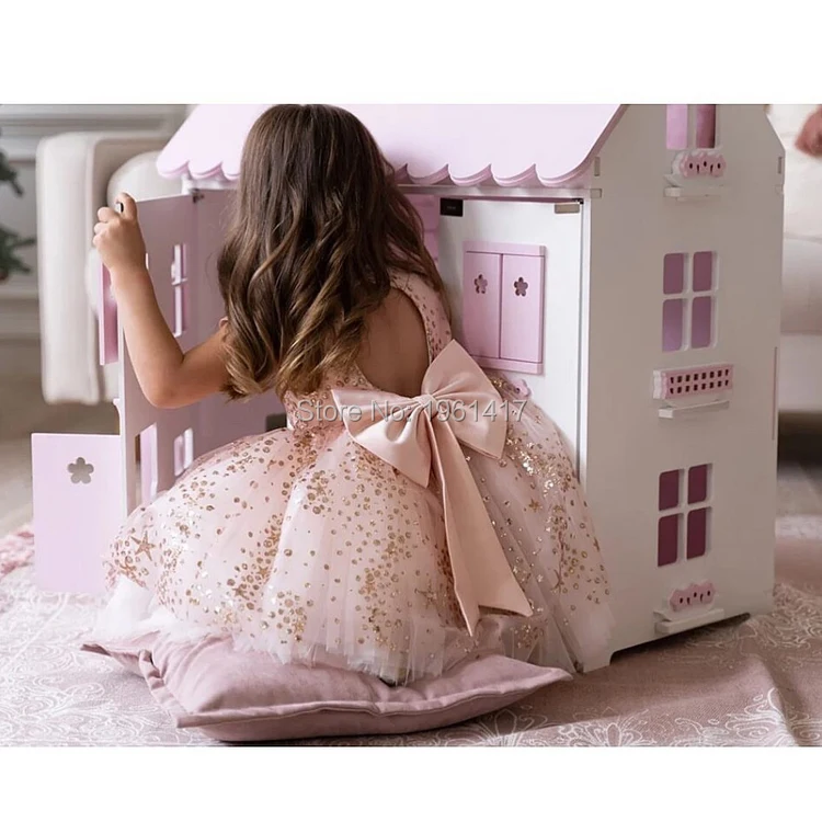 Милый Детский сарафан для девочек плиссированное повседневное летнее платье в