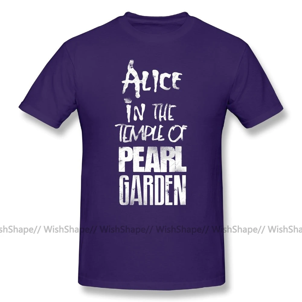 Алиса в цепях футболка храме перламутрового сада Мужская модная летние мужские