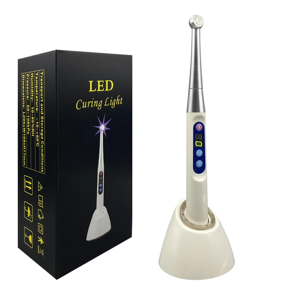 

LED Dental Curing Light Dental Polymerize Resin 1second Cure Dentistry Materials Lamp Light Cured Dental Orthodontics