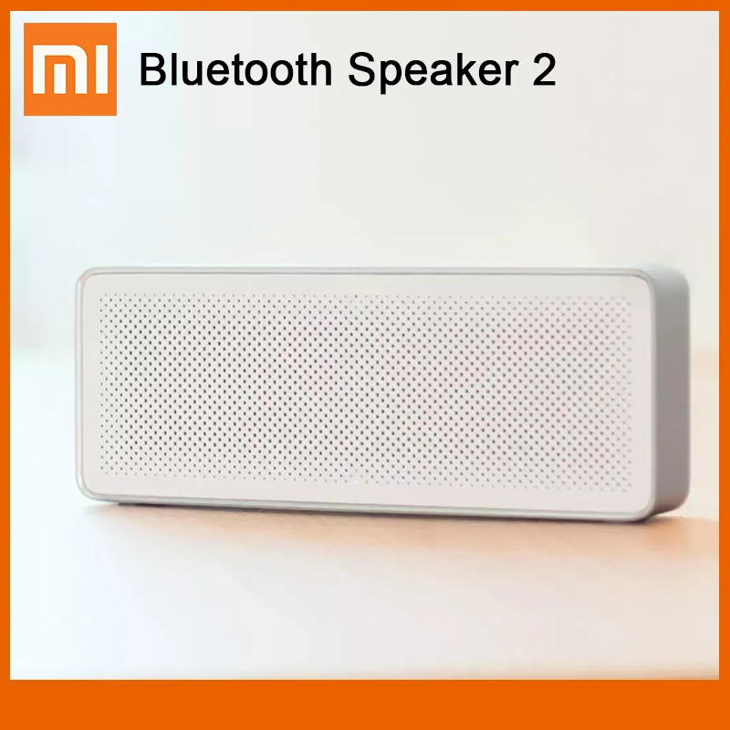 Bluetooth Колонка Xiaomi Mi Базовая 2 квадратных коробки стерео портативная 4 белая