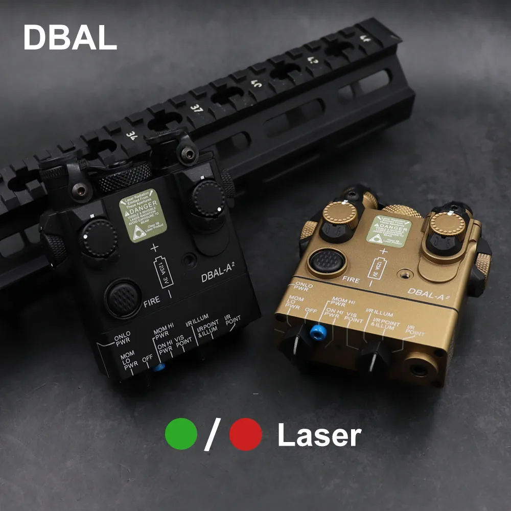 

Лазерный прицел STOAC Airsoft Tacital PEQ Mini DBAL A2 CNC, красный лазер с ИК-светодиодом, белый свет с креплением QD, для охоты, лазерный прицел 3,5 мм