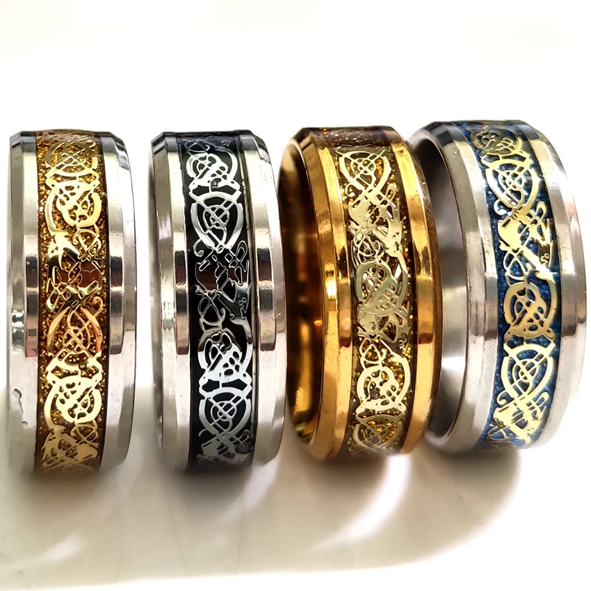 Оптом Лот 50 шт. Топ сочетание кольцо дракона прекрасного качества