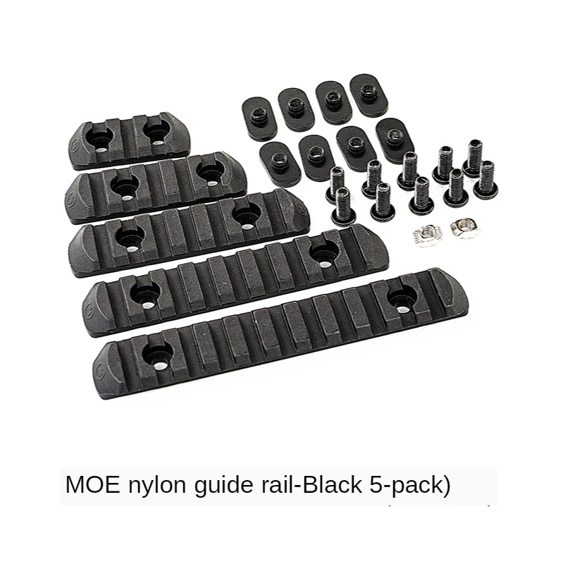 

TOtrait Outdoor CS MOE Nylon lettering rail cover 20mm Picatinny rail Keymod handguard gel ball gun accessory CS toys QF62