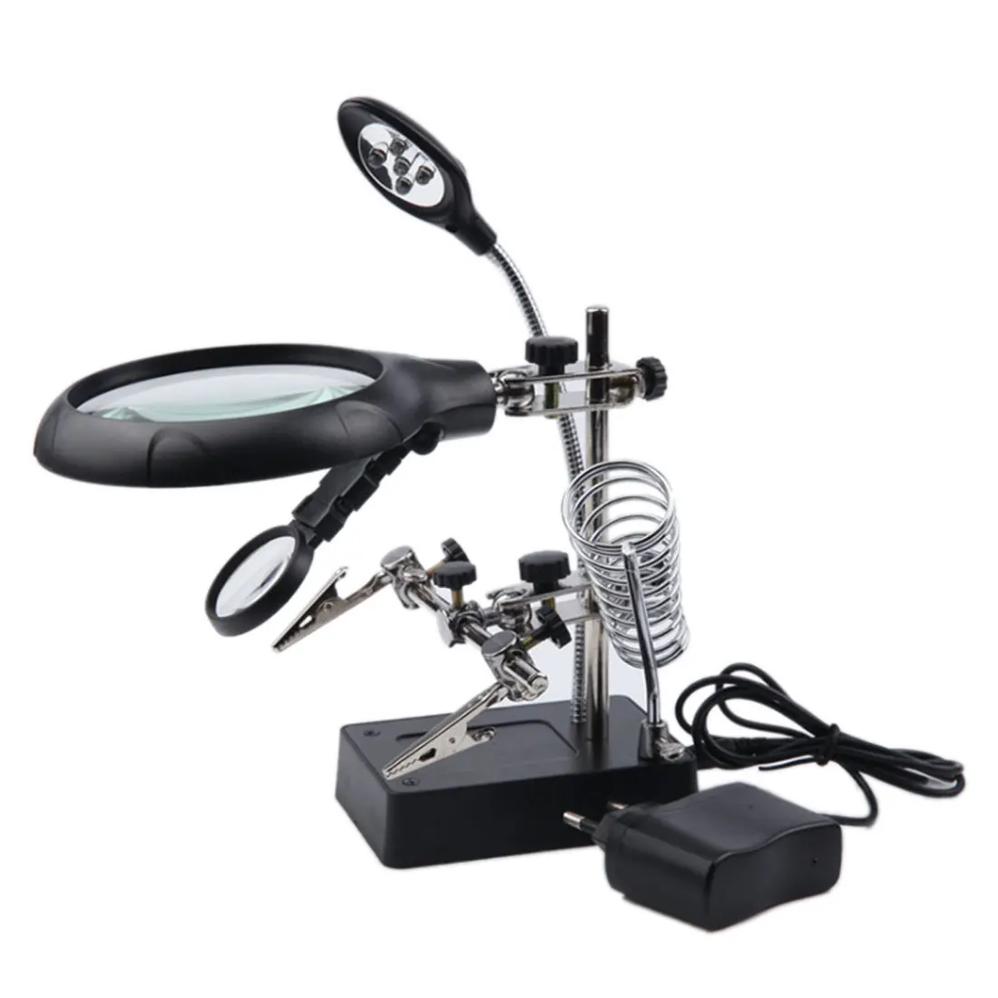 Лупа со светодиодной подсветкой увеличительное стекло 2 5x 7 10X | Инструменты