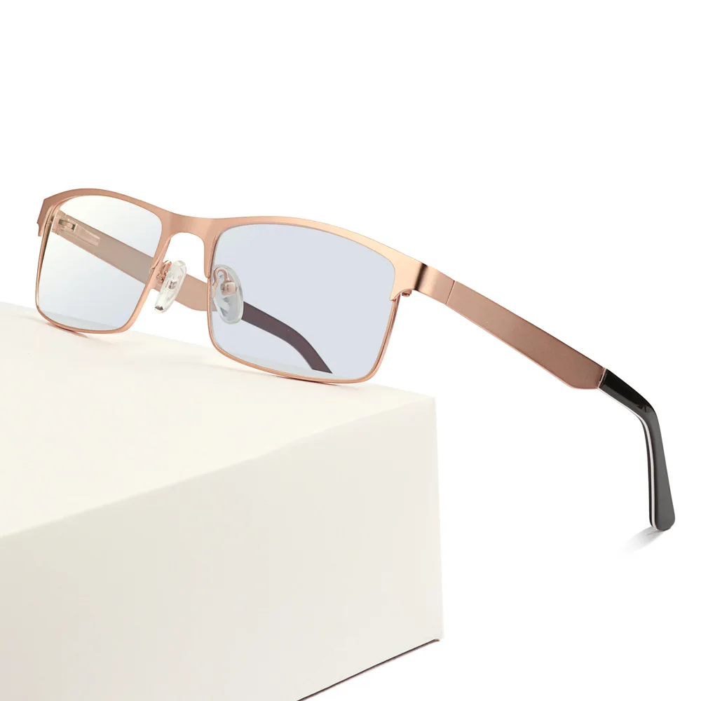 Пресбиопические очки прогрессивные многофокальные для чтения мужские с защитой