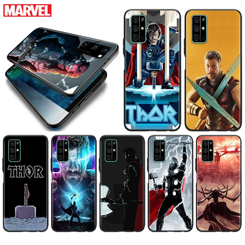 

Silicone Cover Marvel Avengers Thor For Honor 9 9S 9A 9C 9X 9N 9i V9 10 10i 10X X10 Lite Pro Shockproof Phone Case