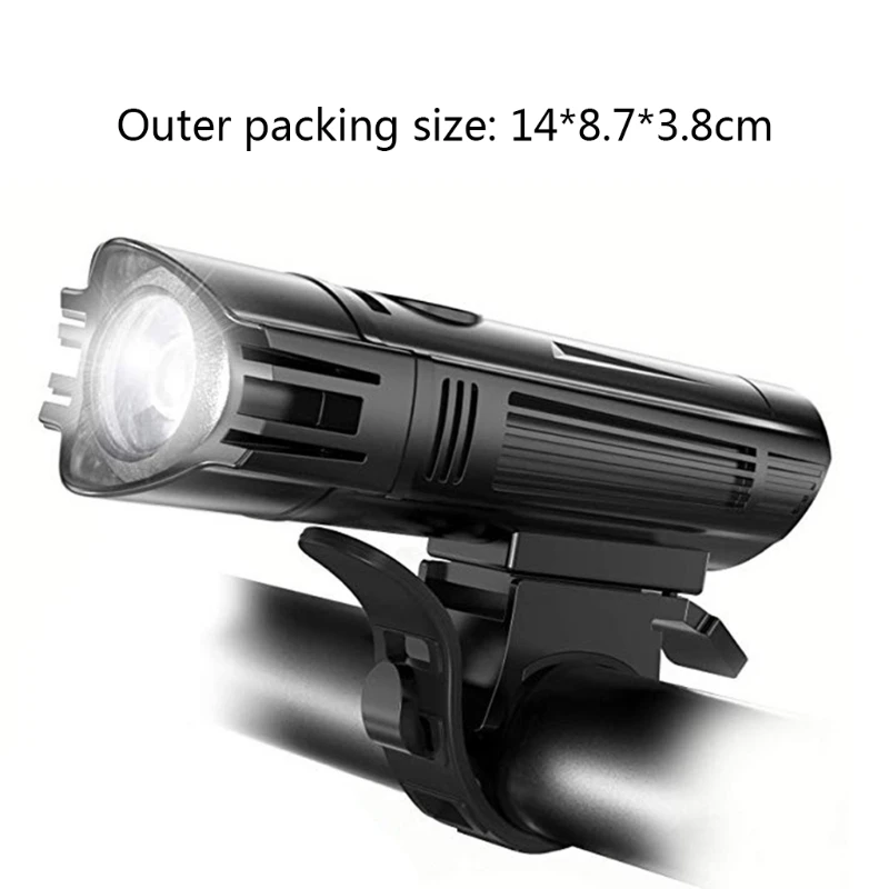 

Bike Front Lamp Waterproof LED Headlight USB Rechargeable Bicycle Cycling Flashlight