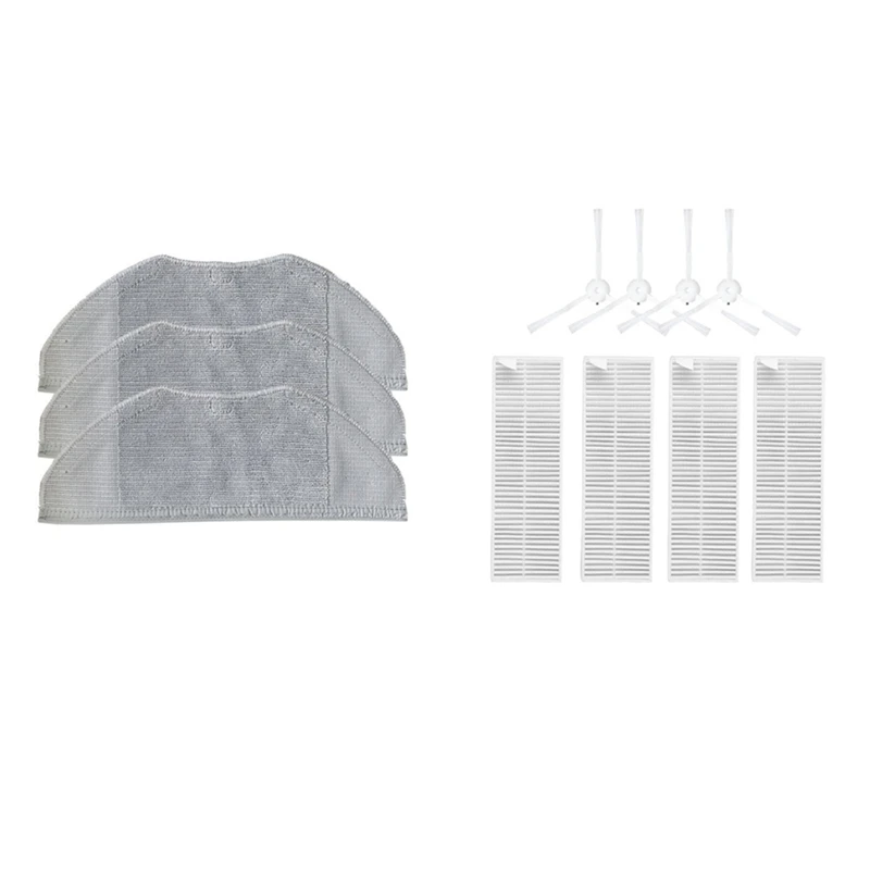 

Хит продаж, 2 комплекта пылесос аксессуары: 1 комплект насадка на швабру для уборки из Замена Наборы & 1 комплект боковая щетка фильтр Наборы