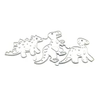 Металлические Вырубные штампы в виде динозавра, фотоальбом, бумажная карта, шаблон, форма, тиснение, крафтовое украшение