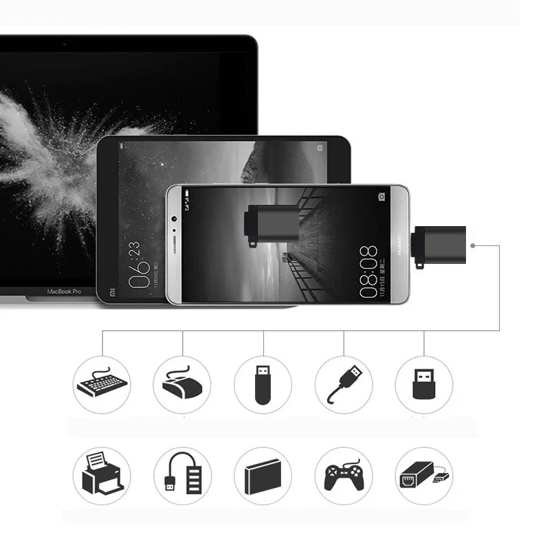 OTG type c usb C адаптер Micro 3 0 зарядка конвертер данных для Samsung Galaxy S8 s9 note 8 a5 2017 one plus