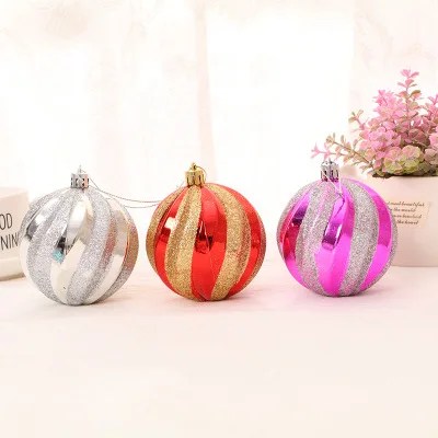 12 шт./упак. 6 см новогодняя елка декоративные шарики украшения подвеска Золотой