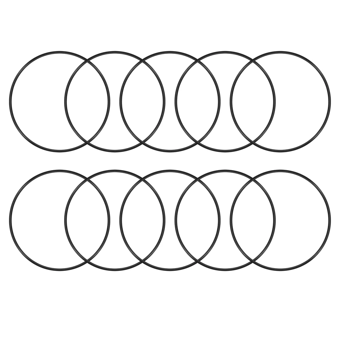 

uxcell O-Rings Nitrile Rubber 142mm x 150mm x 4mm Seal Rings Sealing Gasket 10pcs