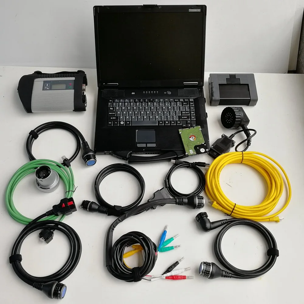 2 в 1 Icom A2 + B C и MB Star C5 SD Compact C4 с программным обеспечением V06.2021 хорошо установленным