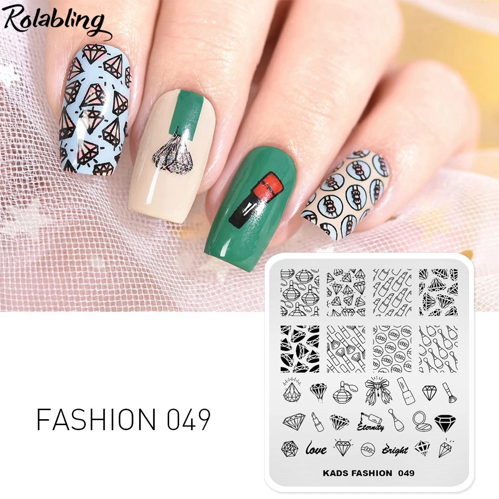 Моделирующее устройство для тиснения алмазной серии шаблоны на ногтях