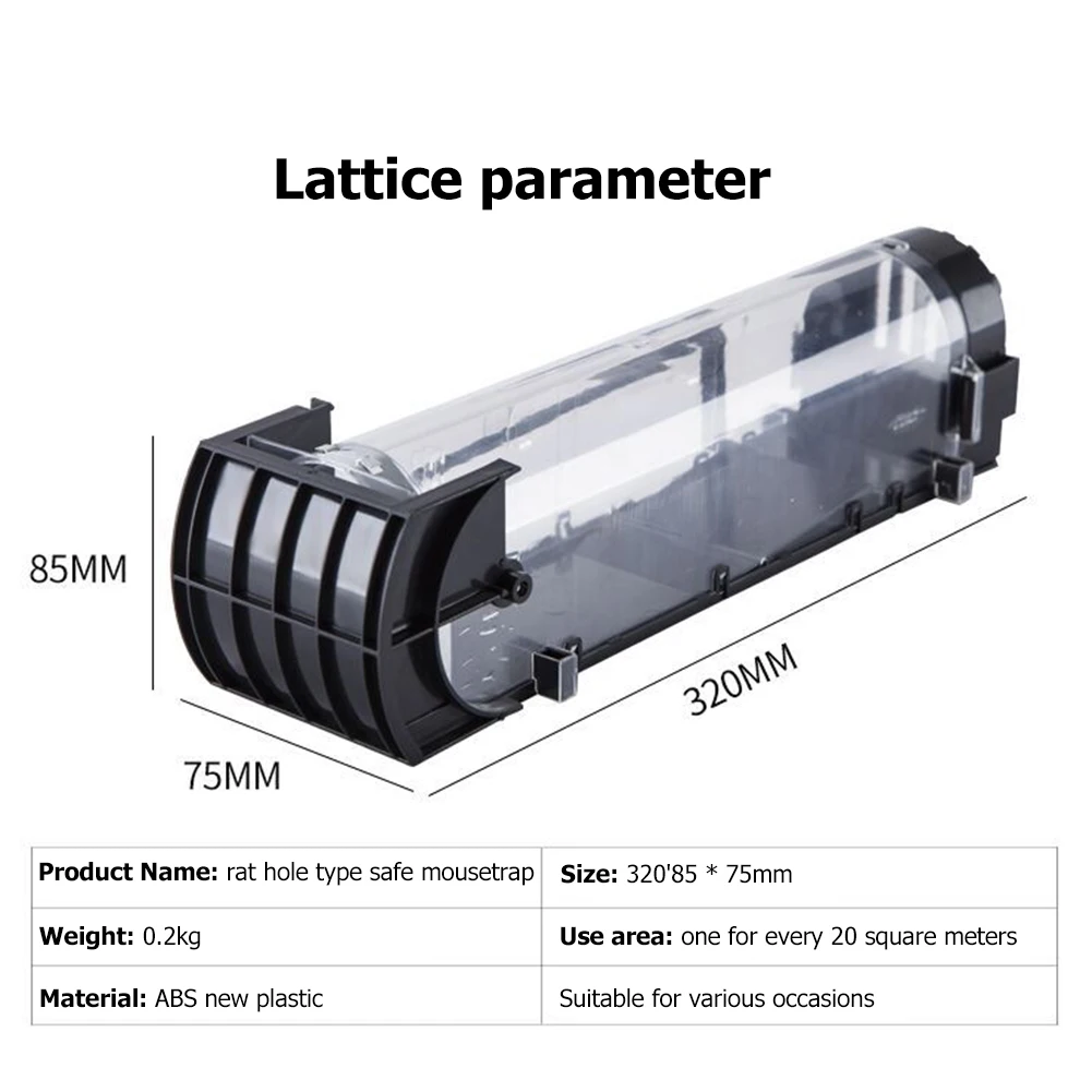 

Reusable Rat Catching Mouse Trap Mouse Traps Bait Snap Spring Pest Control Traps for Household Bedroom Protection