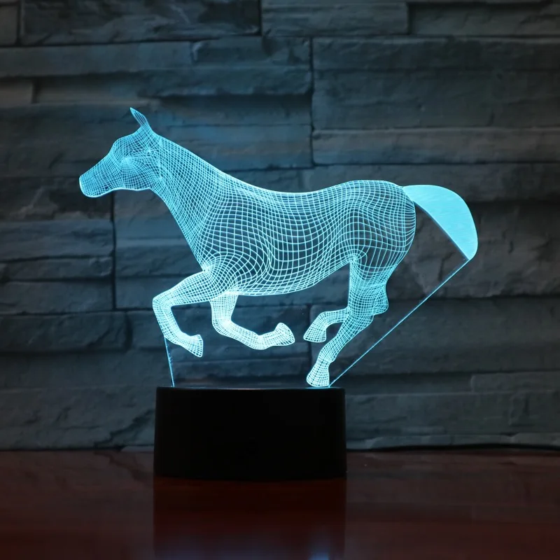 Ночсветильник Nighdn 3d, креативная Настольная лампа с единорогом для визуализации, ночник для спальни, праздничные подарки, домашний декор