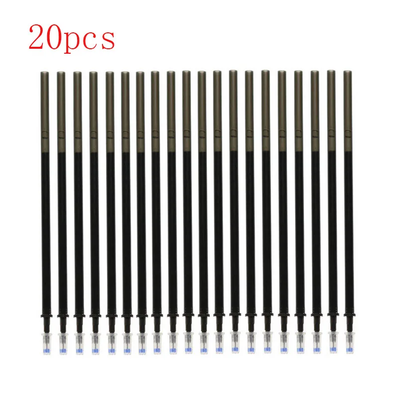 

20pcs/Pack Magic Erasable Gel Pen 0.5mm Blue/Black/Purple/Ink Blue/Green/Orange/Red/Refill School Office Writing Stationery