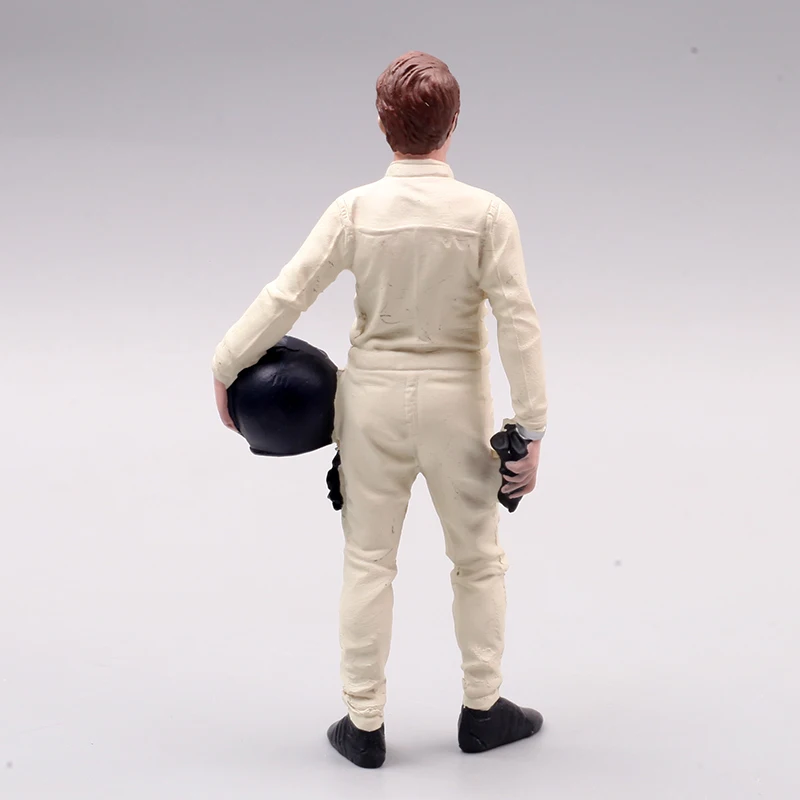 

1/18 resin figure model racer in white