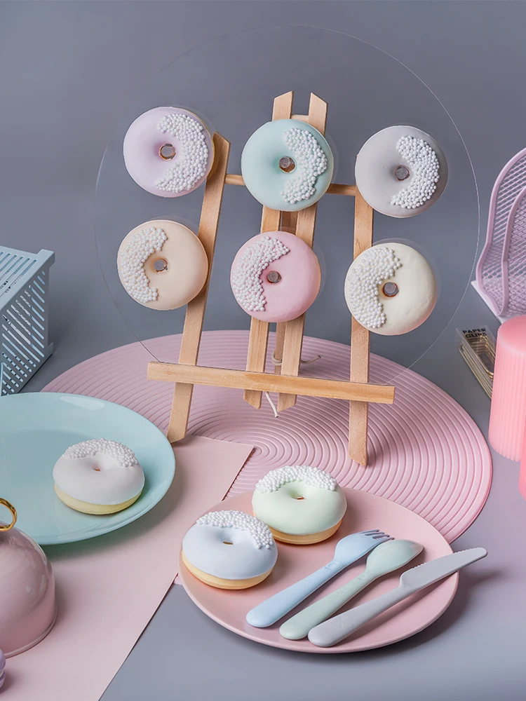 

Donut model simulation cake toy cute dessert shooting props window decoration decoration wall decoration