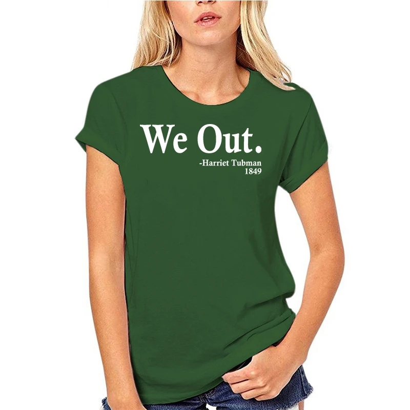 

Men We Out Harriet Tubman 1849s Women Print Mens O-neck T Shirts Men's Basic Short Sleeve T-shirt Popular Casual Tee Shirt