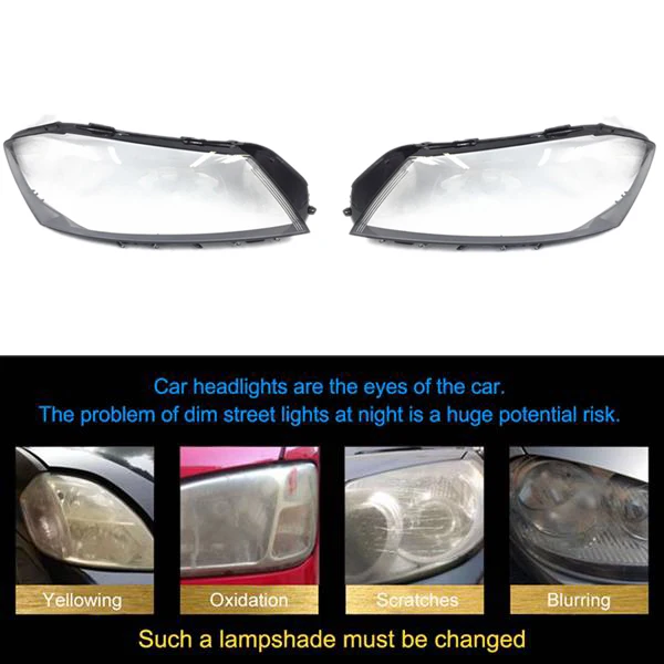 Автомобильная Прозрачная крышка для объектива фары замена корпуса Крышка Passat B7