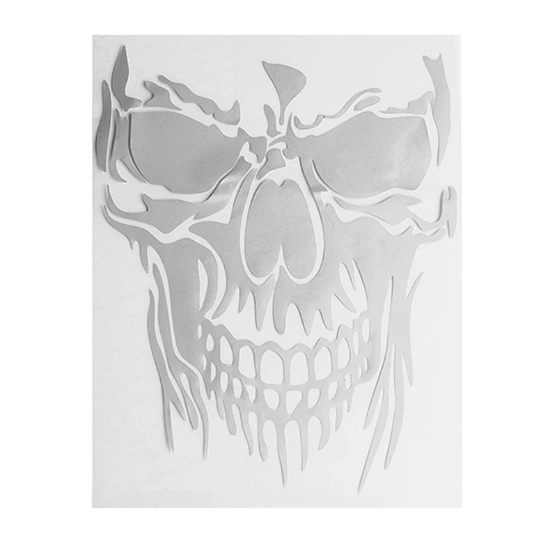 

Popular Personality Skull Car Sticker Vinyl Decal Body Truck Tail Door Window Door SUV General Car Supplies Decoration
