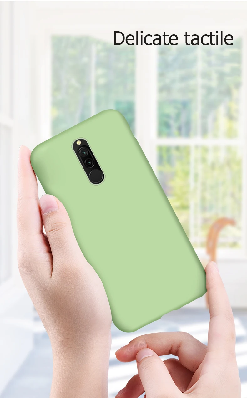Жидкий силиконовый чехол для Redmi 8, 8A, чехол-бампер, противоударный чехол, мягкий ТПУ чехол для телефона, для Xiaomi Redmi 8, 8A, 8 a, чехол Global