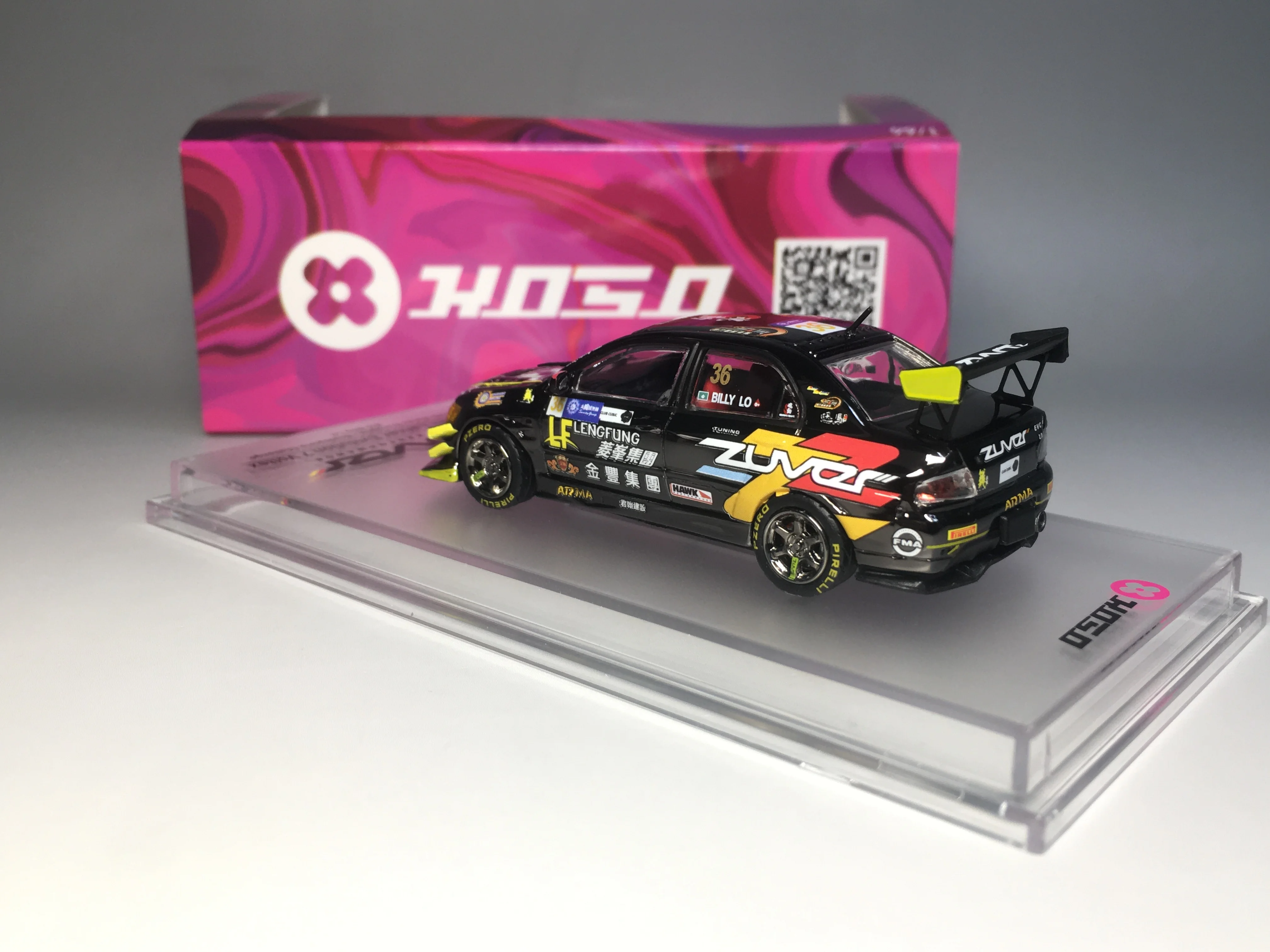 

Koso 1:64 Mitsubishi Lancer Evolution 7 Voltex DieCast Model Car Collection Limited