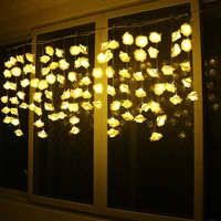 3 5m 5m christmas led curtain icicle string light droop 0 4 0 6m waterproof led party garden outdoor decorative fairy lights