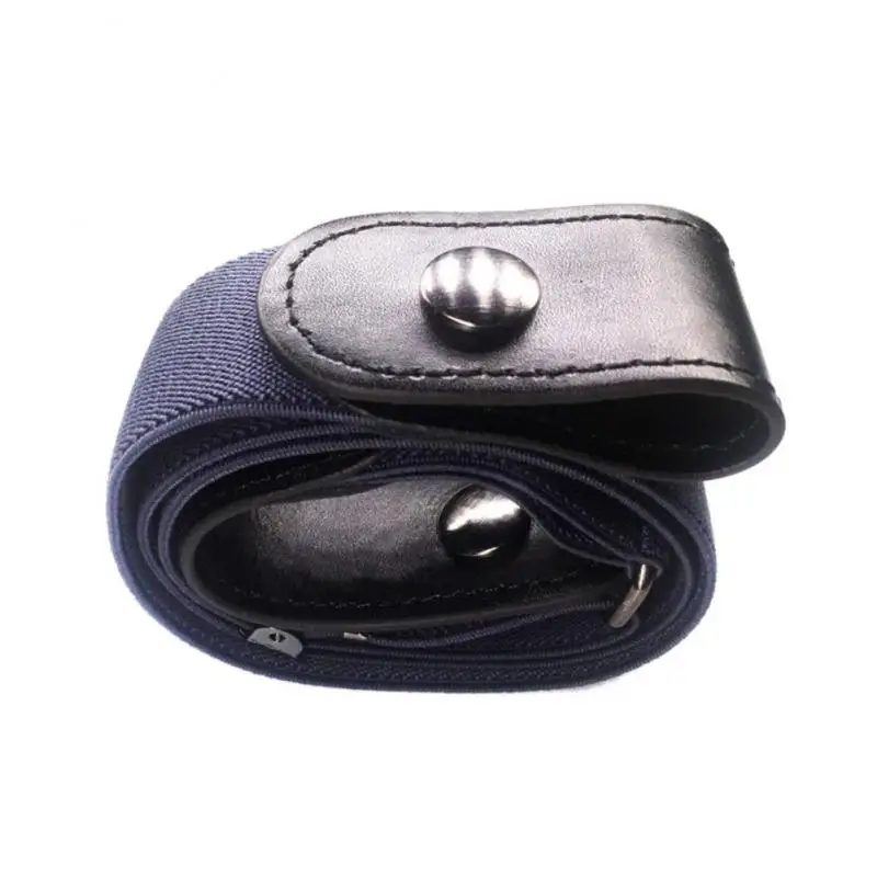 

4 Colors Canvas Waist Belts men Hot Buckle-Free Adjustable Belt elastic weave Slim fit Waist Belts leisure for women gifts