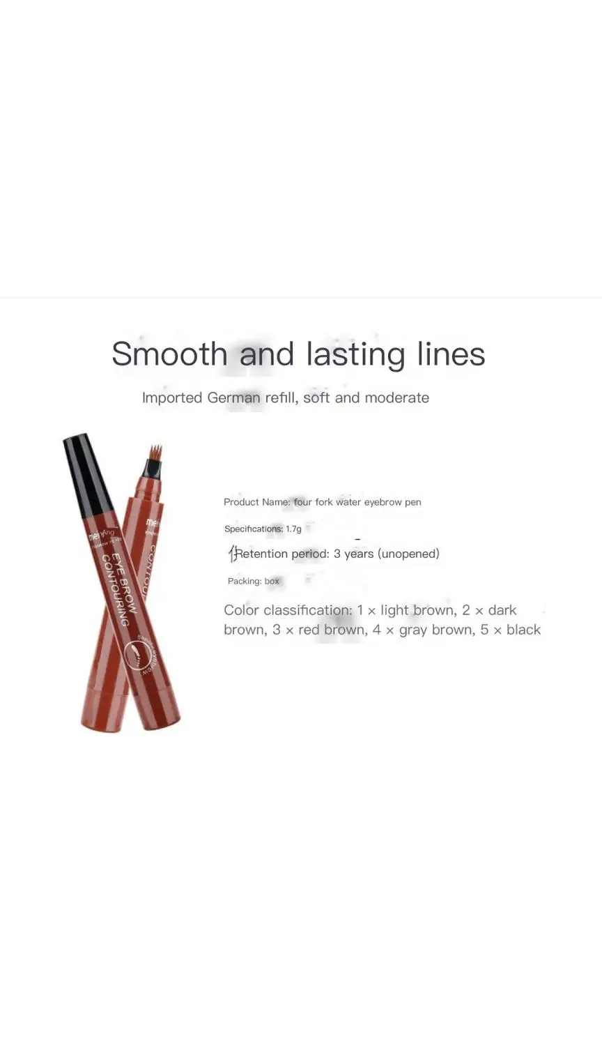 Водостойкая вилка наконечник для бровей микроблейдинг иглы ручки татуажа