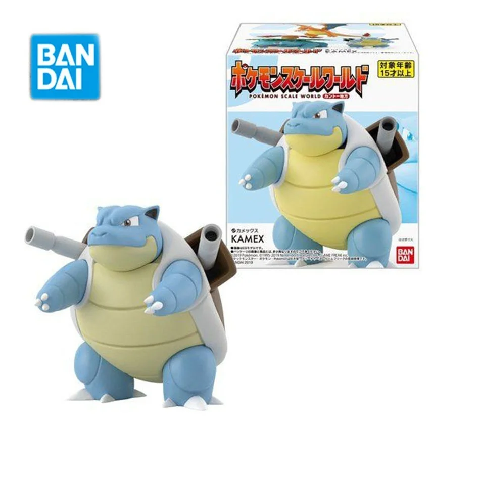 

Фигурка покемона Bandai из ПВХ, оригинальная Аниме Фигурка бластозы, детские игрушки, модель, коллекционные украшения, подарок для детей