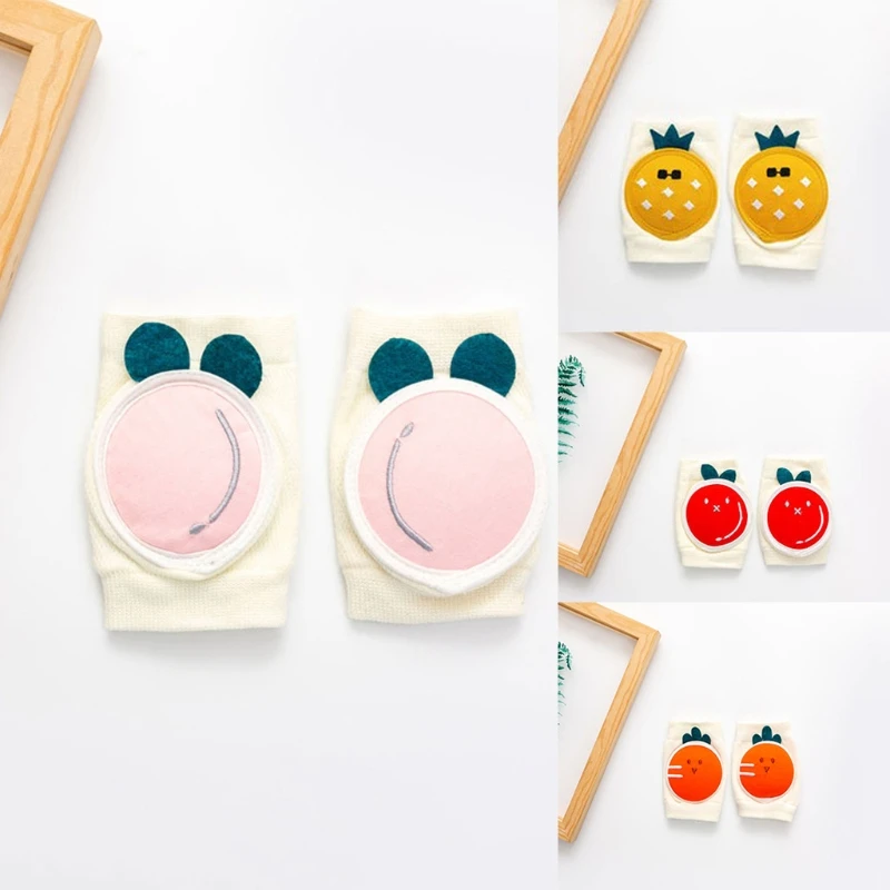 

1 пара Детские наколенники для ползания наколенники для младенцев регулируемые эластичные гетры противоскользящая защита для ног