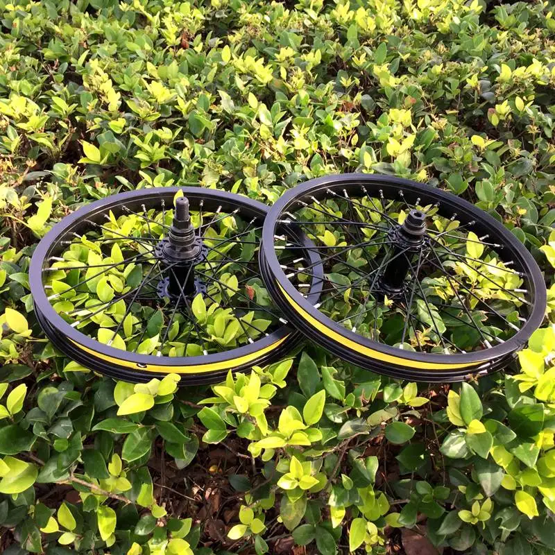 Профессиональная Алюминиевая Ступица с 4 подшипниками колеса для BMX 16 дюймов 36H