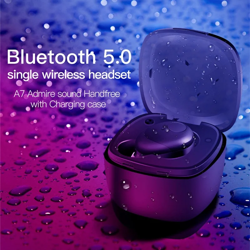 Наушники вкладыши TWS с 5 0 Шум снижение Bluetooth гарнитура один в Ушную раковину