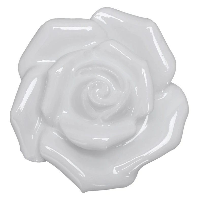 1 ручка для двери с кнопкой кухонной мебели из искусственной керамики цветами и