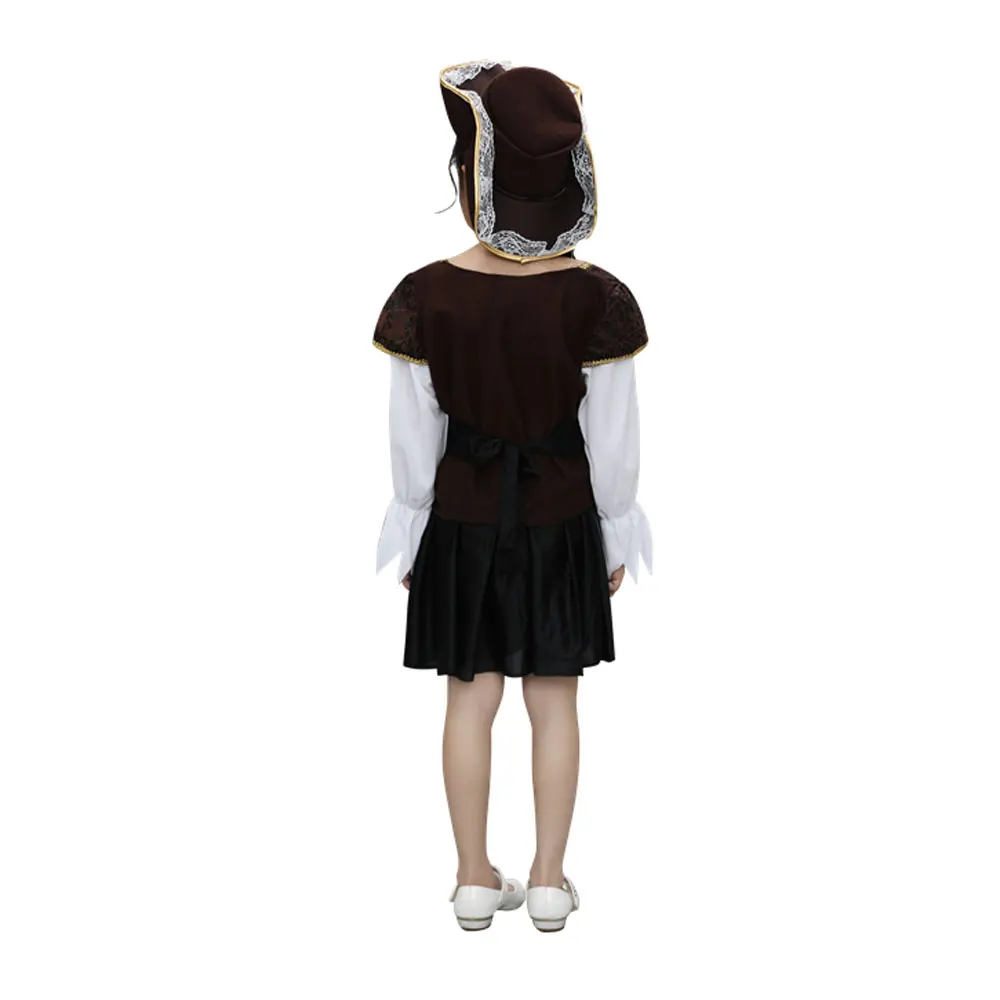 Umorden Fantasia Purim костюмы на Хэллоуин Детский Пиратский Костюм Corsair Buccaneer косплей для