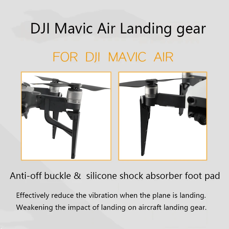 4 шт. расширитель высоты стенд шасси повышенной ноги для DJI Mavic Air Drone Поддержка протектор удлинитель аксессуар