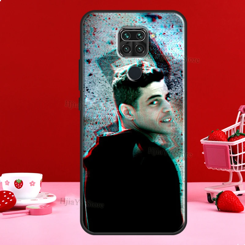 Чехол Mr Robot Fsociety Soft Cover для Xiaomi Redmi Note 11 10 Pro 9 8 8T 11S 10S 9A 9T 9C.