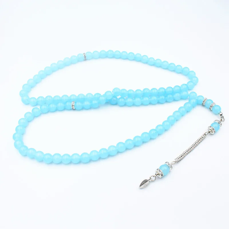 Новые 8 мм мусульманские четки оптом по низкой цене исламский Хрустальный