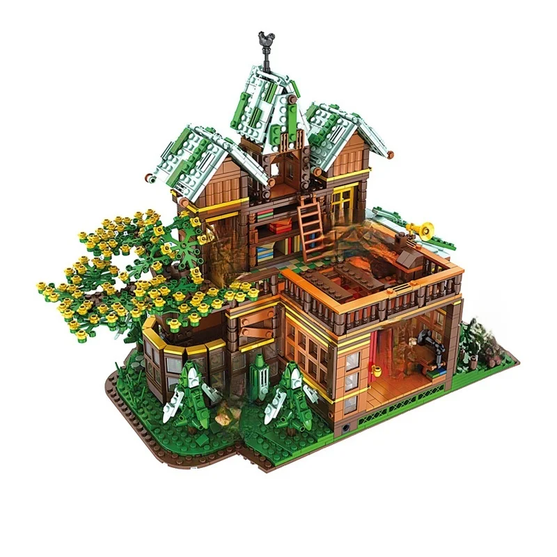 

New IN STOCK 2466 PCS 86002 Creative Street View Series The Time Room Model Building Blocks Bricks Christmas Gifts for Kids Toys