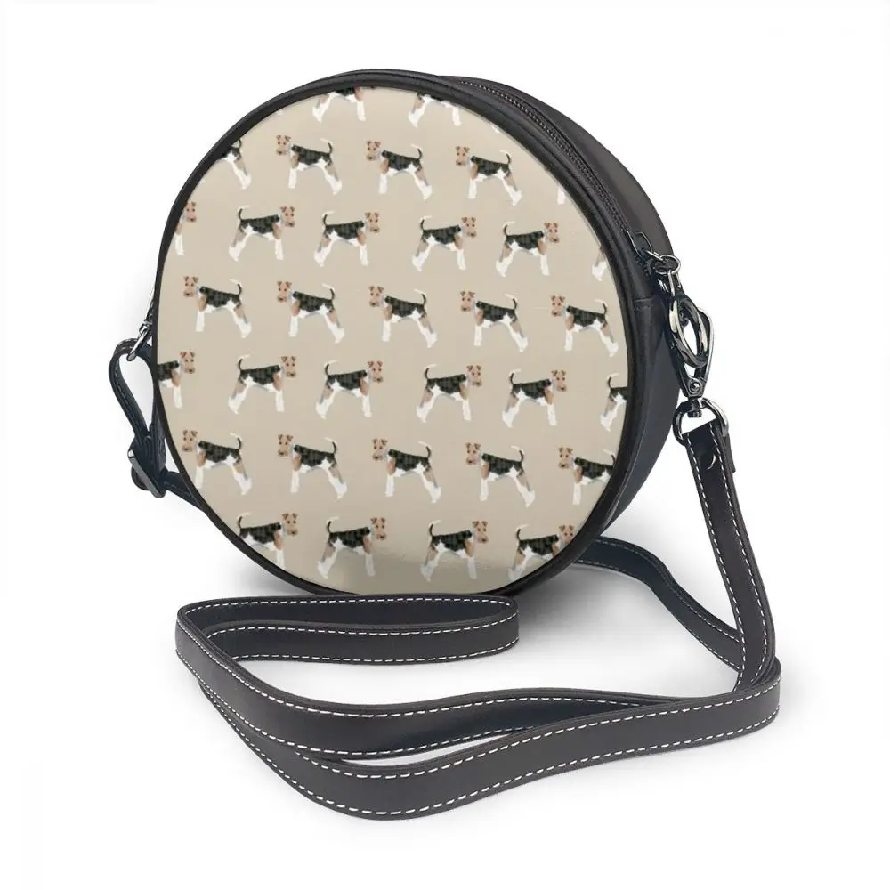 Провода Фокстерьер сумка провода кожаная через плечо Мода Для женщин сумки на