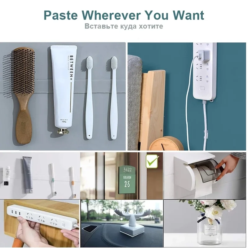 

Nano Magic Double Tape Transparent Sided Tape NoTrace Reusable Waterproof Adhesive Strong Wall Stickers for Bathroom Kitchen