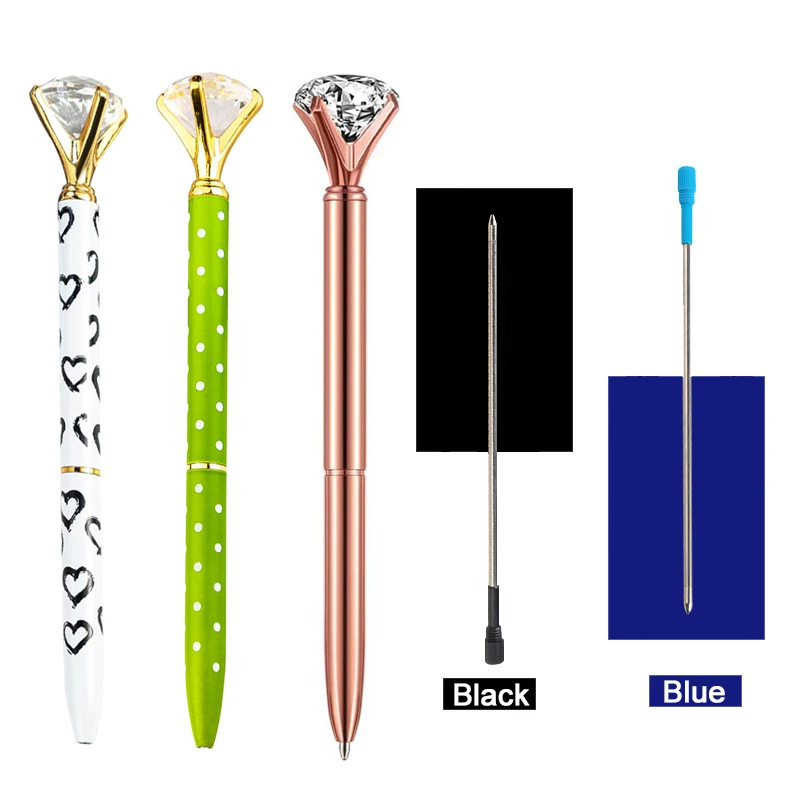 Шариковая ручка со стразами 4 шт./лот 1 0 мм| |