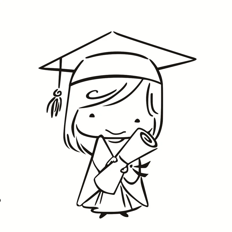 Выпускные прозрачные штампы для девочек скрапбукинга тампоны прозрачное